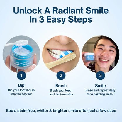 Teeth Whitening Powder - Dentist-Approved & Enamel-Safe