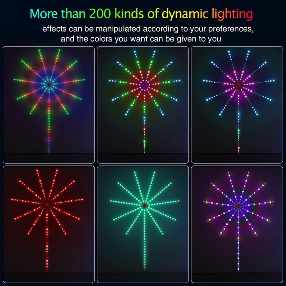 FlexiCart™️ WiFi Bluetooth Smart Fireworks Led Light