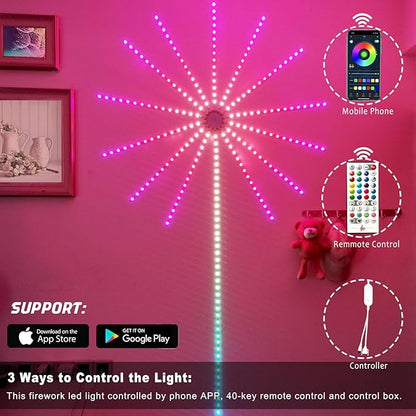 FlexiCart™️ WiFi Bluetooth Smart Fireworks Led Light