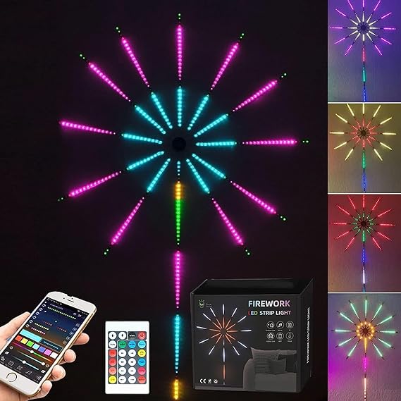 FlexiCart™️ WiFi Bluetooth Smart Fireworks Led Light